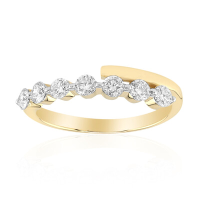 14K VVS1 (G) Diamond Gold Ring (Annette)