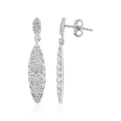 Zircon Silver Earrings