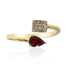 18K AAA Mozambique Ruby Gold Ring (CIRARI)