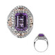 Amethyst Silver Ring (Dallas Prince Designs)