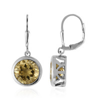 Citrine Silver Earrings