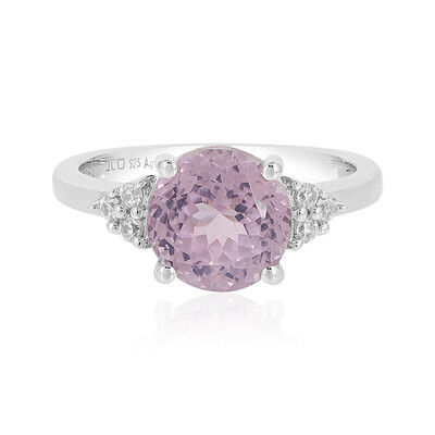 Kunzite Silver Ring