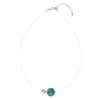 Blue Atacama Opal Necklace