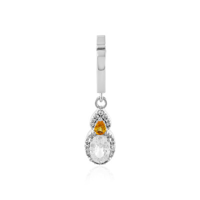 Zircon Silver Pendant