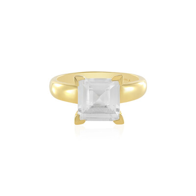 White Topaz Silver Ring