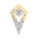 14K VVS1 (G) Diamond Gold Pendant (Annette)