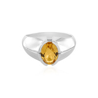 Citrine Silver Ring