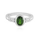 Russian Diopside Silver Ring