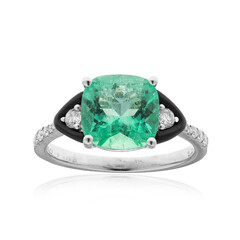 18K AAA Zambian Emerald Gold Ring (CIRARI)