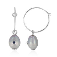 Freshwater pearl Silver Earrings (TPC)