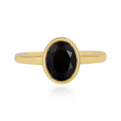 Black Onyx Silver Ring