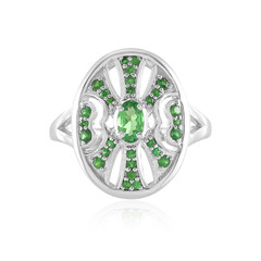 Tsavorite Silver Ring