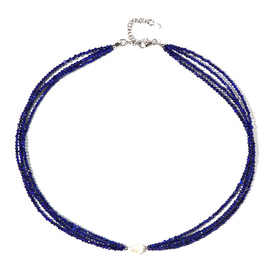 Lapis Lazuli Silver Necklace