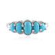 Sleeping Beauty Turquoise Silver Ring