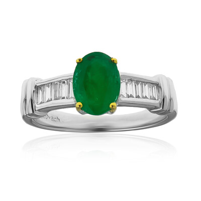 18K Colombian Emerald Gold Ring (CIRARI)