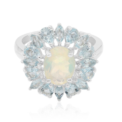 Welo Opal Silver Ring