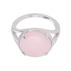 Angelskin Opal Silver Ring