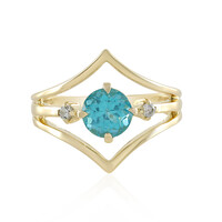 9K Paraiba Apatite Gold Ring (Adela Gold)