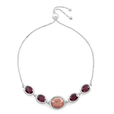 Rhodochrosite Silver Bracelet (Faszination Türkis)