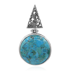 Kingman Blue Mojave Turquoise Silver Pendant (Art of Nature)