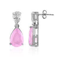 Lilac Quartz Silver Earrings