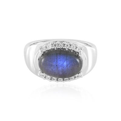 Blue Maniry Labradorite Silver Ring (KM by Juwelo)