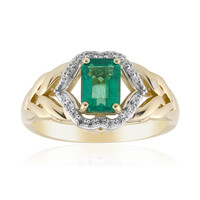 9K Zambian Emerald Gold Ring (Rifkind 1894 Collection)