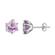 Amethyst Silver Earrings