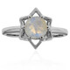 Rainbow Moonstone Silver Ring