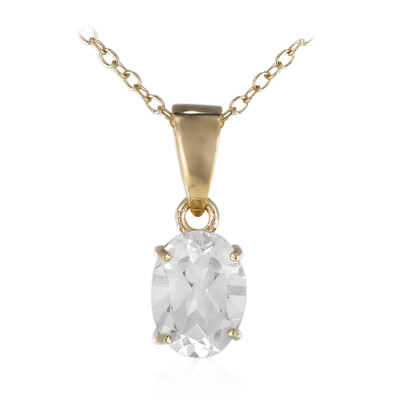 White Topaz Silver Necklace