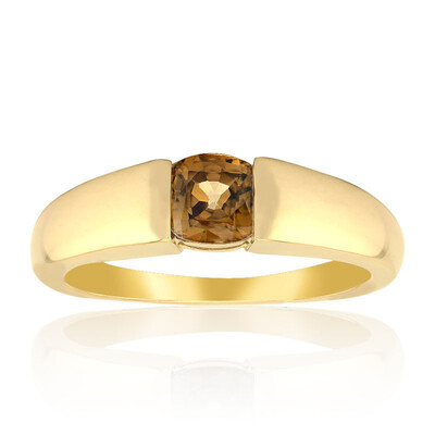 9K Yellow Kings Plains Zircon Gold Ring