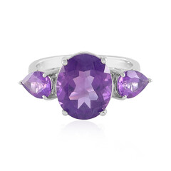 Moroccan Amethyst Silver Ring