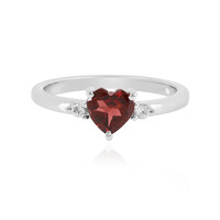 Mozambique Garnet Silver Ring