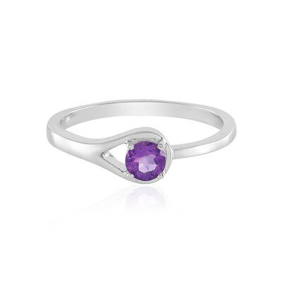 Moroccan Amethyst Silver Ring