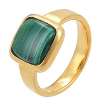 Malachite Silver Ring