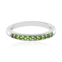 Russian Diopside Silver Ring