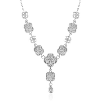 Zircon Silver Necklace