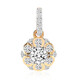 14K SI1 (G) Diamond Gold Pendant (Annette)