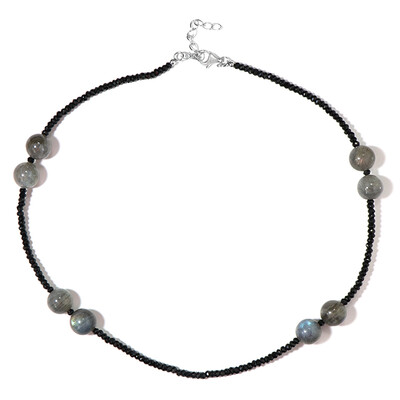 Labradorite Silver Necklace