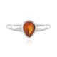 Mexican Fire Opal Silver Ring