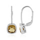 Champagne Quartz Silver Earrings (MONOSONO COLLECTION)