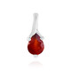 Hessonite Garnet Silver Pendant