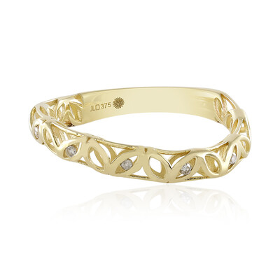 9K I2 (J) Diamond Gold Ring (Ornaments by de Melo)