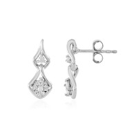 I2 (H) Diamond Silver Earrings