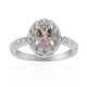 Morganite Silver Ring