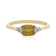 9K Yellow Zircon Gold Ring (Adela Gold)