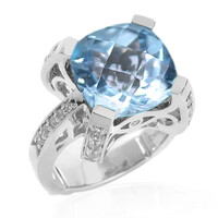 Sky Blue Topaz Silver Ring (Dallas Prince Designs)