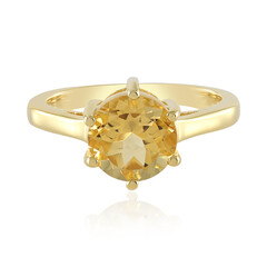 Citrine Silver Ring