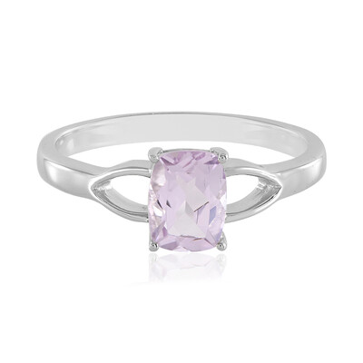 Rose de France Amethyst Silver Ring