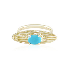 9K Sleeping Beauty Turquoise Gold Ring (Ornaments by de Melo)